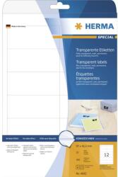 HERMA Etiketten transp. matt A4 97x42, 3 mm Folie 300 St. (4682) (4682) (4682)