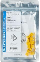SmartKeeper RJ45 LAN port zár NL03P1YL 12 részes készlet Sárga kulcs nélkül NL03P1YL (NL03P1YL) (NL03P1YL)