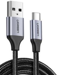 UGREEN US288 USB-A - USB-C kábel QC3.0 2m fekete-ezüst (60128) (UG60128) (UG60128)