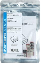 SmartKeeper USB port zár CSK-PC01P 10 részes készlet Piros, Nemesacél kulcs nélkül, Állandó biztosíték CSK-PC01P (CSK-PC01P) (CSK-PC01P)