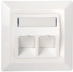 Schwaiger Anschlussdose 2x Keystone weiß (NKSD2532) (NKSD2532) (NKSD2532)