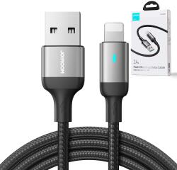 JOYROOM S-UL012A10 USB-A apa - Lightning apa töltő/adat kábel - Fekete (2m) (S-UL012A102B) (S-UL012A102B)