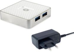 Conceptronic HUBBIES03W hálózati csatlakozó USB 3.2 Gen 1 (3.1 Gen 1) Micro-B 5000 Mbit/s Fehér (HUBBIES03W) (HUBBIES03W)
