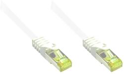 Good Connections 8070R-003W S/FTP CAT7 RJ45 Patch kábel 0.25m - Fehér (8070R-003W) (8070R-003W)