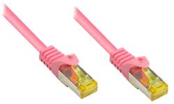 Good Connections 8070R-020M S/FTP CAT7 RJ45 Patch kábel 2m - Magenta (8070R-020M) (8070R-020M)