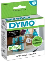 DYMO S0929120 Etikett LW nyomtatóhoz - 25x25 mm (750 db/csomag) (S0929120)