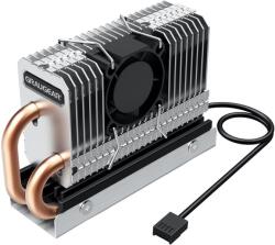 GrauGear Kühlkörper SSD M. 2 2280 mit PWM Lüfter retail (G-M2HP04-F) (G-M2HP04-F) (G-M2HP04-F)