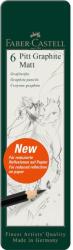 Faber-Castell Bleistift Pitt Graphite Matt 6er Etui (115207) (115207) (115207)