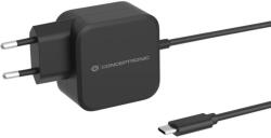 Conceptronic Ladegerät 1Port 67W, GaN USB-C Desk PD sw (OZUL04BE) (OZUL04BE)