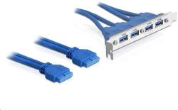 Delock 4x USB 3.0 hátlapi kivezetés (82974) (82974) (82974)