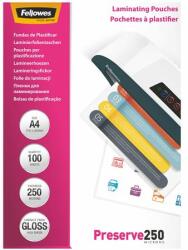 Fellowes 250 mikron A4 fényes lamináló fólia (100 db / csomag) (5401802) (5401802)