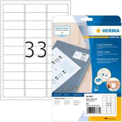 HERMA Inkjet-Etiketten A4 weiß 63, 5x25, 4 mm Papier 825 St. (8837) (8837) (8837)