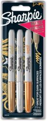 Sharpie Metallic Textilmarker készlet - Vegyes színek (3 db / csomag) (1986006) (1986006)