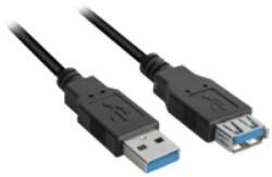 Sharkoon USB 3.0 hosszabbító 1m fekete (4044951015672) (4044951015672)