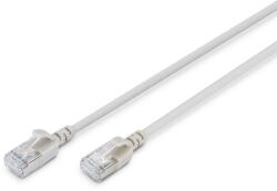ASSMANN F/FTP CAT 6A RJ45 Patch kábel 1, 5m - Szürke (DK-1632-A-015S) (DK-1632-A-015S)