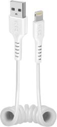 SBS USB-A apa - Lightning apa Adat- és töltőkábel 0.5m - Fehér (TECABLEUSBIP589SW) (TECABLEUSBIP589SW)