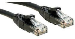 Lindy RJ45 Hálózat Csatlakozókábel CAT 6 U/UTP 2.00 m Fekete Védővel LINDY (45433) (45433)