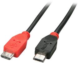 Lindy 31758 USB kábel 0, 5 M USB 2.0 Micro-USB B Fekete (31758) (31758)