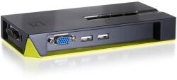 LevelOne LevelOne KVM-0422 KVM kapcsoló Fekete, Zöld (KVM-0422) (KVM-0422)