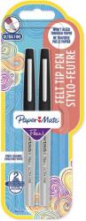 Newell Paper Mate Flair UF Tűfilc készlet 0.4 mm - Fekete (2db / csomag) (2027080) (2027080)