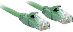 Lindy RJ45 Hálózat Csatlakozókábel CAT 6 U/UTP 2.00 m Zöld Védővel LINDY (48048) (48048)
