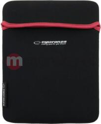 Esperanza ET172R 9, 7" neoprén tablet tok fekete-piros (ET172R5901299903162) (ET172R5901299903162)