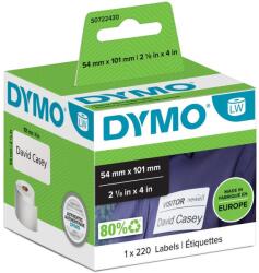 DYMO LW-Versand-/Namensschild-Etiketten 54x101mm 220St/Rolle (S0722430)