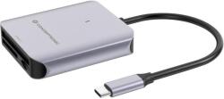 Conceptronic BIAN09G kártyaolvasó USB 3.2 Gen 2 Type-C Szürke (BIAN09G) (BIAN09G)