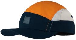 BUFF Uniszex baseball sapka, Buff 5 Panel Go Cap, sötétkék S/M kék|narancssárga