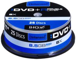 Intenso DVD+R Intenso 8, 5GB 25pcs Cakebox DOUBLE LAYER 8x retail (4311144) (4311144) (4311144)