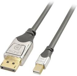 Lindy Kijelző csatlakozó Csatlakozókábel [1x DisplayPort dugó - 1x Mini DisplayPort dugó] 0.50 m Szürke (36310) (36310)