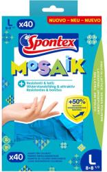 Spontex Einmalhandschuhe Mosaik 40er Pack Gr. 8 (12979078) (12979078) (12979078)