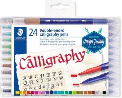STAEDTLER Marsgraphic Duo 3.5/2mm Kétvégű ecsetirón készlet - Vegyes színek (24 db) (3005 TB24) (3005 TB24)