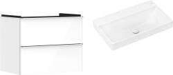 Hansgrohe Készlet szekrény Hansgrohe Xelu Q 54027000, mosdótál Hansgrohe Xelu Q 61021450