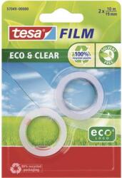 tesa Cellux átlátszó Tesafilm®Eco&Clear 10 m x 19 mm, 2 tekercs, TESA 57049 (57049-00-00) (57049-00-00)