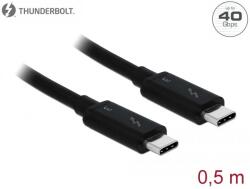 Delock Thunderbolt 3 USB-C kábel passzív 0, 5m (84844) (de84844) (de84844)