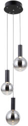 Italux PND-34378-3S-BK LED mennyezeti függőlámpa Strela | 15W LED | 1188lm | 3000K