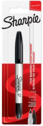Sharp Sharpie Marker Twin Tip Extra Fein + Fein schwarz Blister (1985877) (1985877) (1985877)