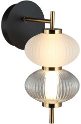 Italux WL-84938-2-BK LED fali lámpa Testa | 8W LED | 480lm | 3000K
