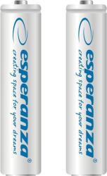 Esperanza EZA101W Újratölthető Ni-MH Ceruzaelem AAA 1000mAh 1.2V (2db/csomag) (EZA101W - 5901299922507)