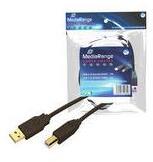MediaRange MRCS101 USB-A apa - USB-B apa 2.0 Nyomtató kábel - Fekete (1.8m) (MRCS101) (MRCS101)