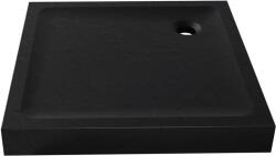 New Trendy Mild Stone négyzet alakú zuhanytálca 80x80 cm fekete B-0562 (B0562)