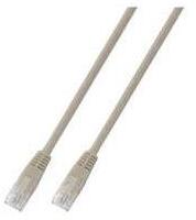 EFB-Elektronik RJ45 Patchkabel U/UTP, Cat. 5e, PVC, CCA, 0, 5m, grau (K8456.0, 5) (K8456.0,5)