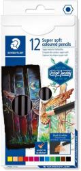 STAEDTLER Design Journey Super Soft Hatszögletű színes ceruza készlet 12 darab - Vegyes (149C C12) (149C C12)