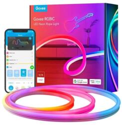 Govee RGBIC Neon LED szalag 2 m flexibilis (H61A1CD1-OF-DE) (H61A1CD1-OF-DE) (H61A1CD1-OF-DE)