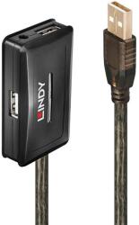 Lindy 42635 hálózati csatlakozó USB 2.0 480 Mbit/s Szürke (42635) (42635)