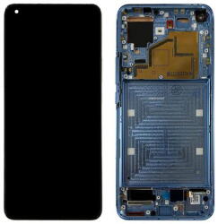 56000700K200 Xiaomi Mi 11 OEM OLED kijelző érintővel kék kerettel, előlap (56000700K200)