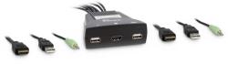 Inter-Tech Inter-Tech KVM Switch LS-21HA HDMI, 2 Port, Kunststoff retail (88887340) (88887340) (88887340)