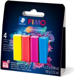 STAEDTLER FIMO Professzionális Égethető gyurma készlet 4x25g - Vegyes színek (8043-S1) (8043-S1)