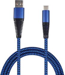 2GO USB Lade-/Datenkabel USB Type-C 3.1 Nylon 1m blau (795950) (795950) (795950)
